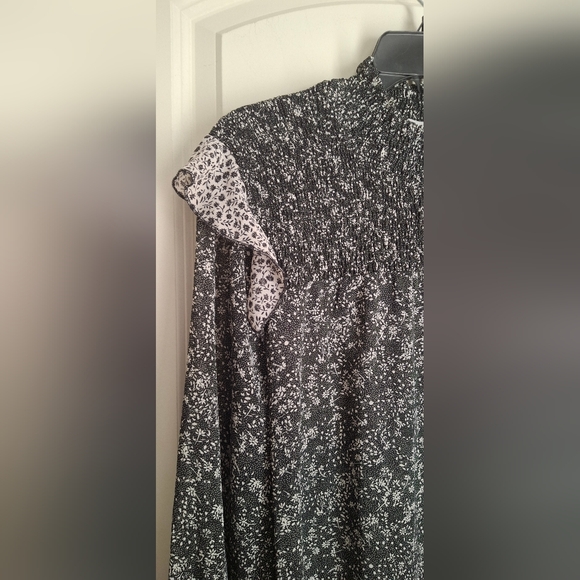 Hayden floral sheer womens blouse size large boho casual party bussines casual - Picture 5 of 9